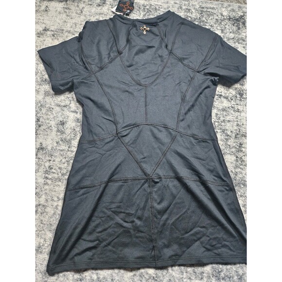 NWT Tommie Copper COMPRESSION SHIRT shoulder support WOMEN'S Size Medium Black - Picture 6 of 8